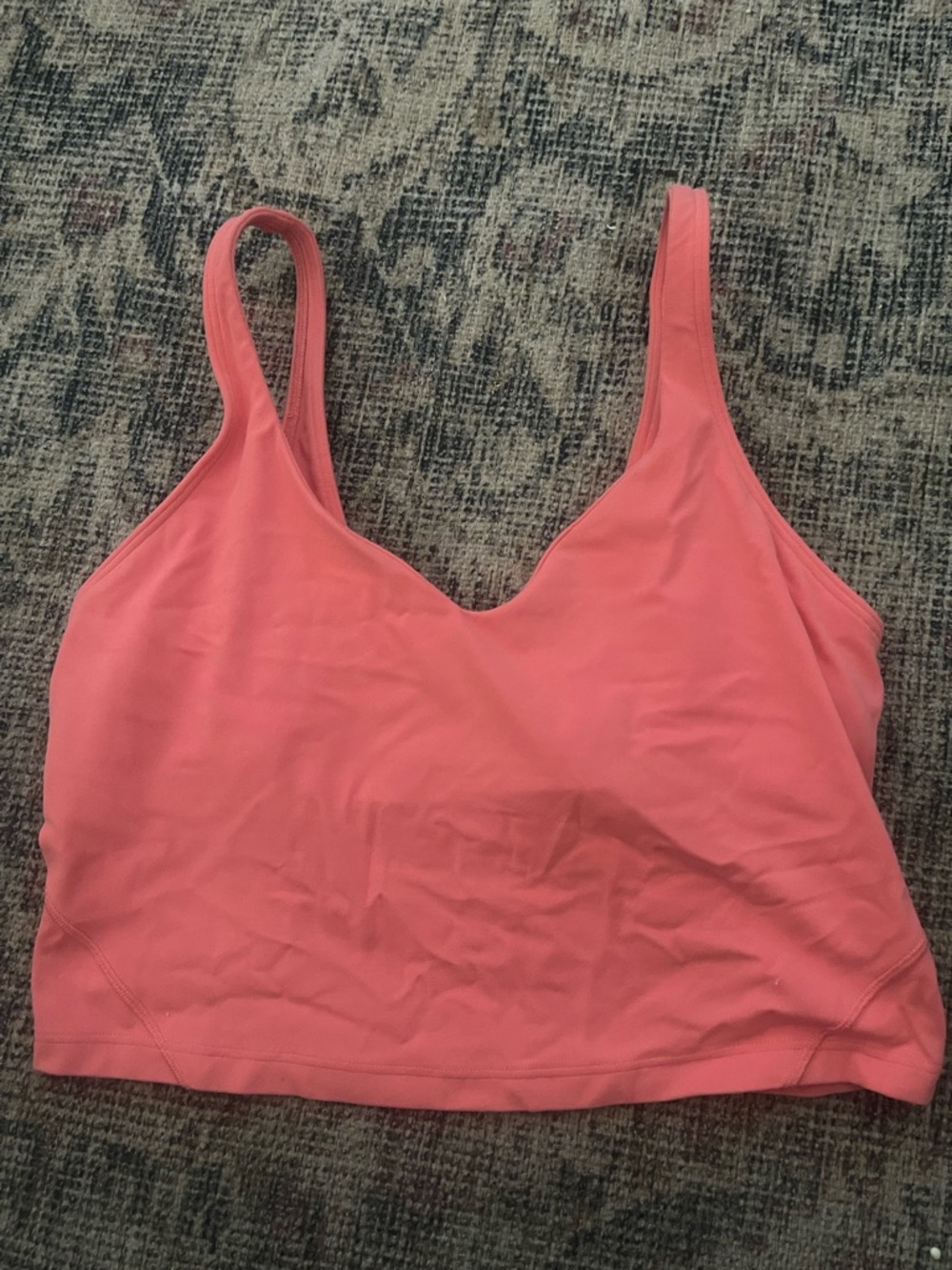 lululemon align crop tank Coral Pink